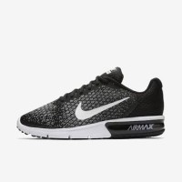Sepatu Running Nike Air Max Sequent Hitam Black Original Asli Murah