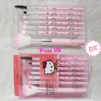 KUAS KITTY KOTAK / KUAS HELLO KITTY MIKA / KUAS HK PLASTIK / KUAS PINK