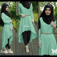 Baru . . Gamis / Baju Wanita Muslim Safira Syari !
