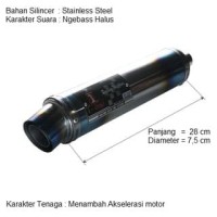 aksesoris motor terlaris KNALPOT RACING MIO J,GT,X-RIDE PELANGI Sparep