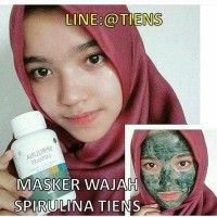 Masker Spirulina Herbal Alami Pemutih Kulit Wajah Halal Tiens Tianshi