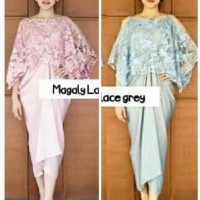 DRESS gaun pesta wanita baju branded mewah elegan dress midi kebaya