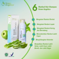 Shampo Herbal Untuk Rambut Rontok Green Angelica Bukan Nisim Suda BPOM