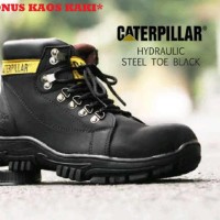 SEPATU CATERPILLAR HIDRAULIC SAFETY HITAM