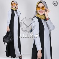 gamis casual simple Alena dress vol 2 by Dobu gamis busui modern