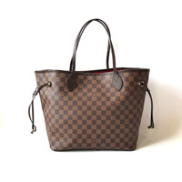 Tas Louis Vuitton Neverfull MM Damier Ebene Abb
