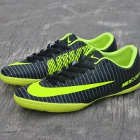 SEPATU FUTSAL NIKE MERCURIAL GRADE ORI MADE IN VIETNAM#BLACK GREEN