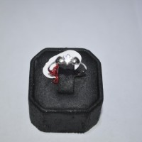 Cincin wanita emas putih 75 berat 1 1 gram size 11 White gold ring