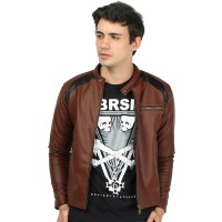 Jual RKC 367 Jaket motor pria jaket bomber semi kulit ori cbr 6 Bandung Murah