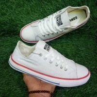 SEPATU SHOES SNEAKERS CONVERSE ALL STAR WHITE KOMBINASI RED BLUE