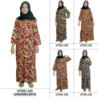 Jual Daster Wanita Longdres Batik,Daster Lengan Panjang, Baju Tidur, Murah