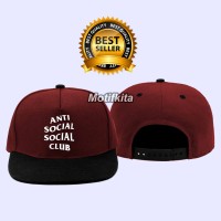 Topi Snapback ANTI SOCIAL SOCIAL CLUB Motifkita