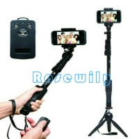 TONGSIS MONOPOD YUNTENG YT-1288 DENGAN TOMBOL BLUETOOTH UNTUK HP