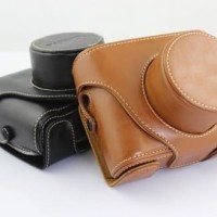 Leather Case + Strap untuk Kamera Fujifilm X10 & X20