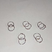 ANTING BAYI EMAS SWAROVSKI, ANTING SWAROVSKI, EMAS PUTIH 18K GOLD 750