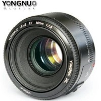 terbaru/ Lensa Yongnuo FE 50mm f.1.8 for canon (dslr-mirrorless-apsc-f