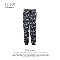 Jual WOMAN LONG PANT JOGGER GREY ARMY bawahan Celana Panjang Wanita branded Murah