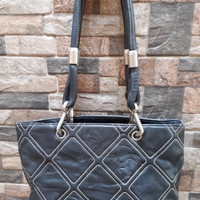 Tas second Chanel import kulit asli