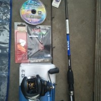 Joran Bait Casting Murah Catfish Wine 195Dan Reel Bait Casting Murah