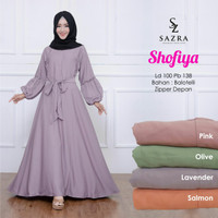 Gamis Pesta Polos Muslimah Syari Busui Longdress Shofiya