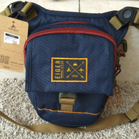 TAS SELEMPANG PAHA EIGER ORIGINAL 7388 NAVY SIZE 8 INCH KECIL