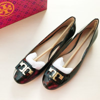 Jual sepatu tory burch original / tory burch gigi pump shoes Murah