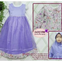 SET FASHION BAJU MUSLIM ANAK PEREMPUAN GAMIS CUTETRIK TERBARU 2018
