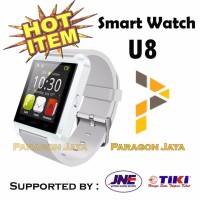 DISKON Smartwatch U Watch U8 White Smart Watch Putih