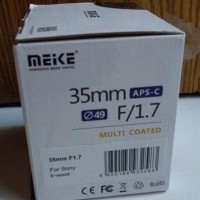 terbaru/ lensa meike 35mm f1.7 for sony mirrorless