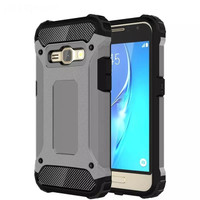 Softcase Samsung Galaxy J7 Core Hardcase+Softcase Spigen Hybrid Dual