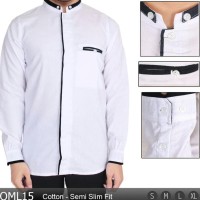 (Promo!!) Baju Koko Modern Pria / Busana Muslim Modern Lengan Panjang