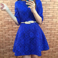 Ikat Pinggang Wanita Elastis Model Daun Gold And Silver