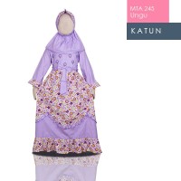 MTA 245 Ungu umur (2-4Tahun ) gamis anak jakarta bandung jogja super