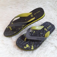 ANDO KANE DK GREY CITROEN ABU HIJAU LIME 38-40 SANDAL PRIA LAKI COWOK