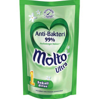 Jual Molto Ultra Pelembut dan Pewangi Pakaian Anti Bakteri Refil 900 ml Murah