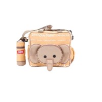 Tas Bayi Sedang DGT711 Coklat + Tempat Botol Susu Cute Series Dialogue