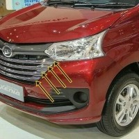 AKSESORIS MOBIL Grand New Avanza Xenia 2015 List Grill Radiator Cover