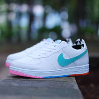 Nike Air Force One Tosca White / Putih Sepatu Cewek Wanita Casual Kets