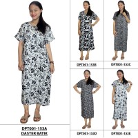 Jual Daster Lengan Pendek Batik ,Kancing ,Daster Bumil-Busui (DPT001-153) Murah