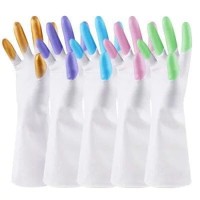 Jual Sarung tangan karet cuci piring anti air Rubber glove murah Murah