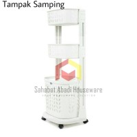 Rak / Keranjang / Laundry Basket / Pakaian Kotor / Plastik / Rovega