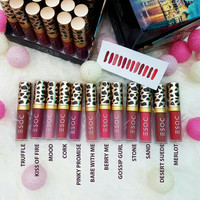 DOSE SOC Lipstik Liquid Cream Matte Tutup Tutul Macan