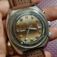 jam tangan original vintage jadul Orient King Diver Diameter gede