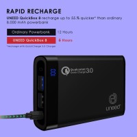 Jual POWERBANK UNEED 80000mAh QUALCOMM QUICK CHARGER 3.0 MURAH Murah