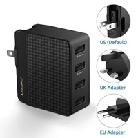 Jual POWERBANK PLUS CHARGER TRAVEL ADAPTER 4 PORT 2.4A MURAH Murah