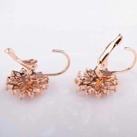 New! Anting Wanita Gold Rosegold Rose Mewah Berlian Diamond Swarovski