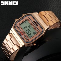 Sale! Jam Tangan Wanita Cewek Original Skmei Casio Rantai Water Resist