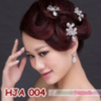 Promo Paket Hiasan Jepit Pesta L Aksesoris Rambut Wanita + Anting -