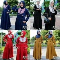 Baju muslim wanita Grosir gamis murah Pakaian hijab Amarel Dress 41