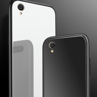 CASE TEMPERED GLASS PHONE CASE FOR OPPO F1S CASING COVER HANDPHONE
